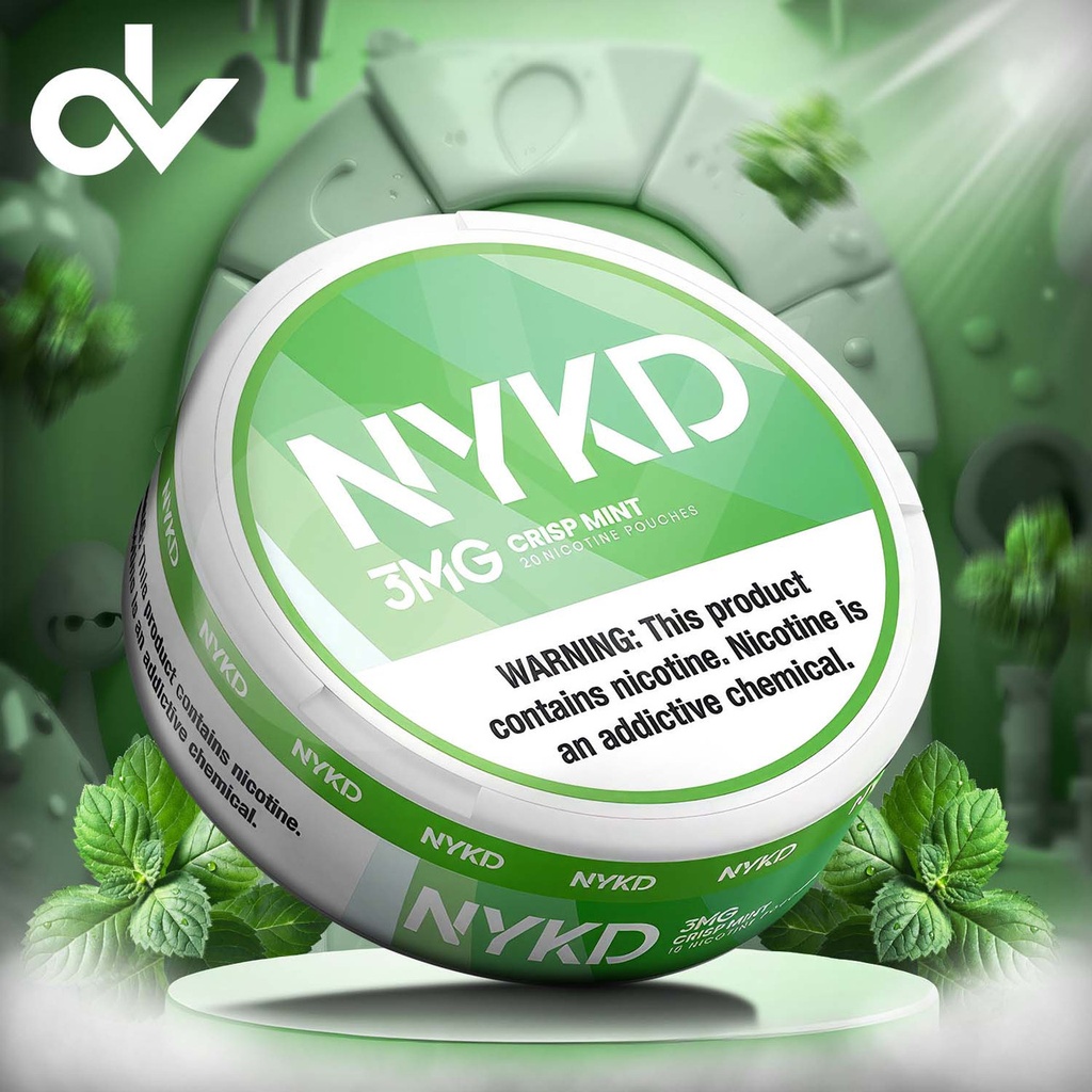 NYKD 15mg Nicotine Pouches - 5 Pack Sleeve
