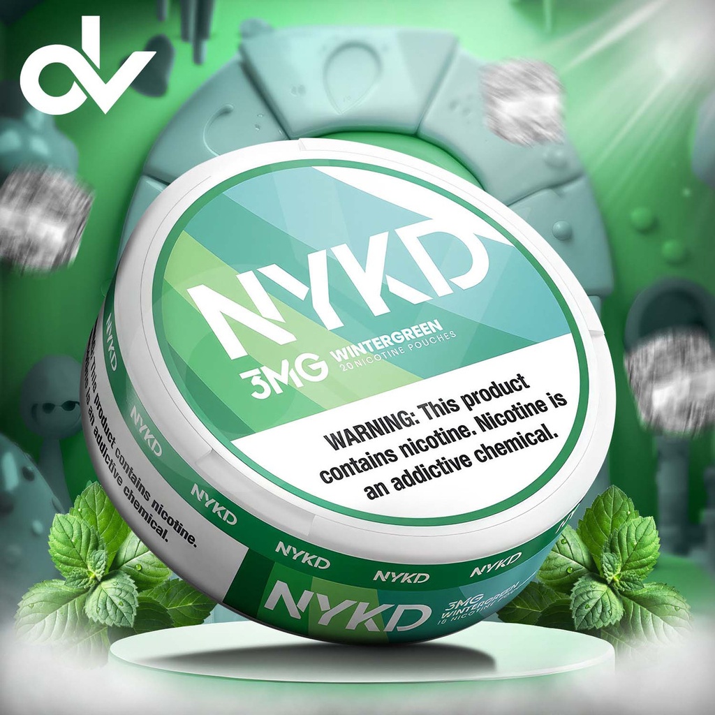 NYKD 15mg Nicotine Pouches - 5 Pack Sleeve