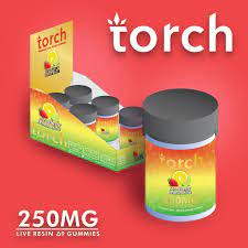 Torch- Delta 9 Live Resin Gummies- Strawberry Lemon Lime- 6 pack