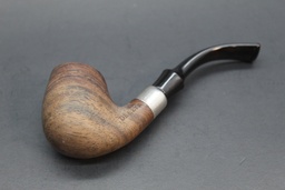 [742420035858] Deezil Ebony Wood Hungarian Pipe