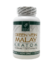 [700598112078] Whole Herbs Kratom - Green Vein Indo 72g (120 Count)