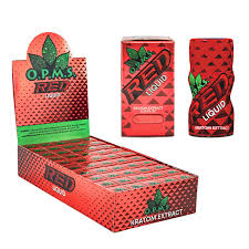 [643375880435] OPMS Red Liquid Kratom 50ct Display