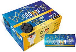 [5907768210885] Crown of Carbopol 40mm Quick-Light Charcoal
