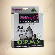[650075994522] OPMS Silver 64 Cap Red Maeng Da 38.4g