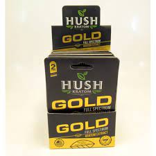 [683332496187] Hush Kratom Gold Extract Full Spectrum 60 Caps