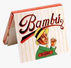 [076013000061] Raw- Big Bambu Rolling Paper - 50 Booklets Classic (BAMBUBIG50)