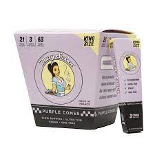 [051497315559] Blazy Susan- Purple Cones King Size- 3 Cones Per Pack- 21pack