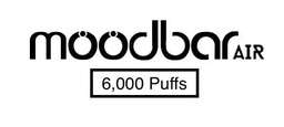 MoodBar Air 6,000 Puffs 5 count Display