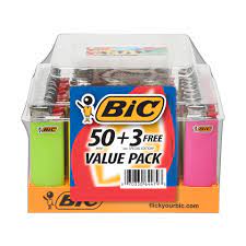 [070330644809] BIC Lighter - 50ct Regular +3 Bonus