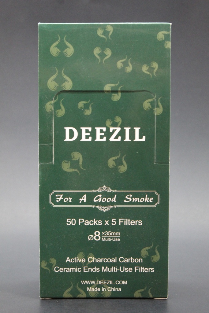 Deezil Tobacco Pipe Filters- 250ct