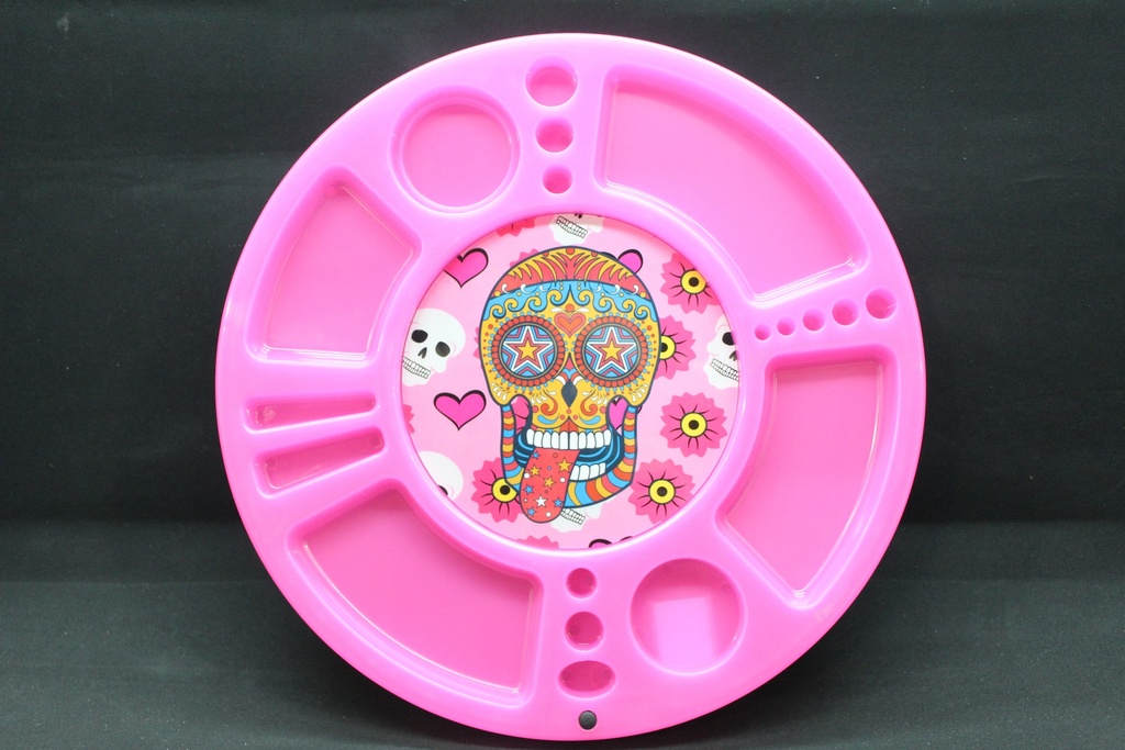 LED Plastic Rolling Spin Tray