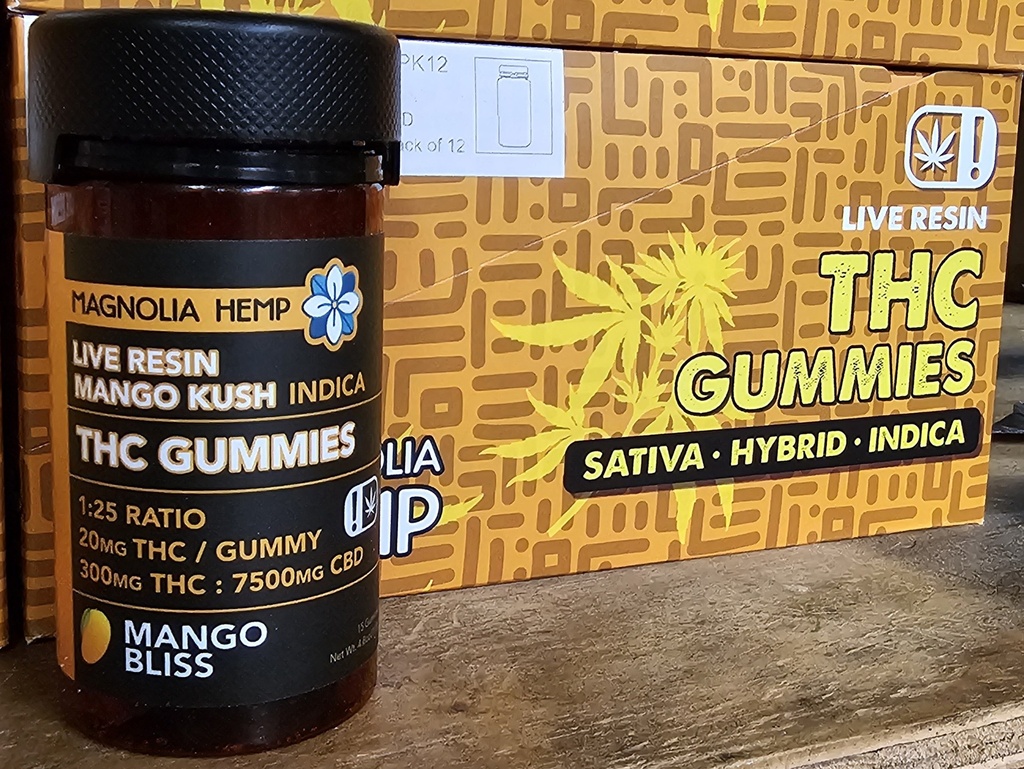 Magnolia Hemp- THC Gummies Mango Bliss 15ct