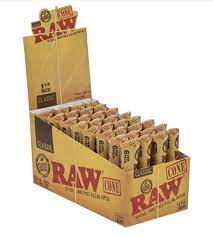 Raw- Classic Cone 1 1/4 Rolling Paper (RAWCONE1/4)