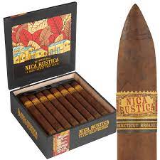 Nica Rustica Connecticut Broadleaf Belly Belicoso 7.5x54- 25ct