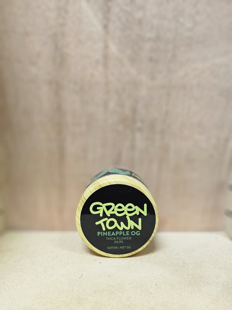 Green Town- THC-A-Pineapple OG-Sativa 5grams