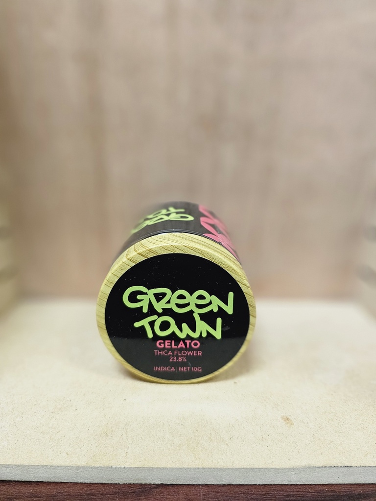 Green Town- THC-A-Gelato-Indica 10grams