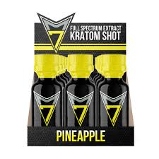 9 Hemp Co- Full Spectrum Kratom Shot- Pineapple-12ct Display