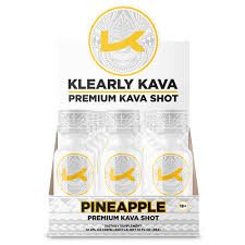9 Hemp Co- Klearly Kava Shot- Pineapple-12ct Display