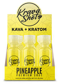 9 Hemp Co- Klearly Kava and Kratom- Pineapple-12ct Display