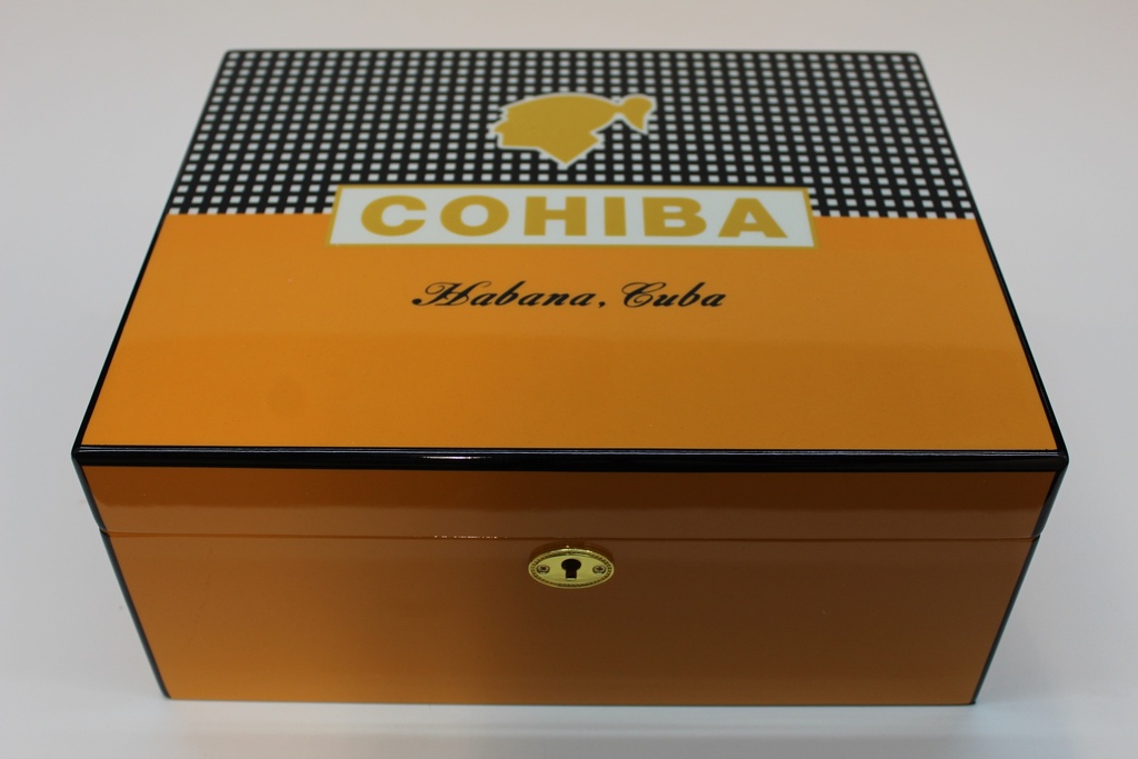 Cohiba Humidor Box w/lock - 12x9x5