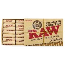 RAW- Pre Rolled Cone Tips Perfecto