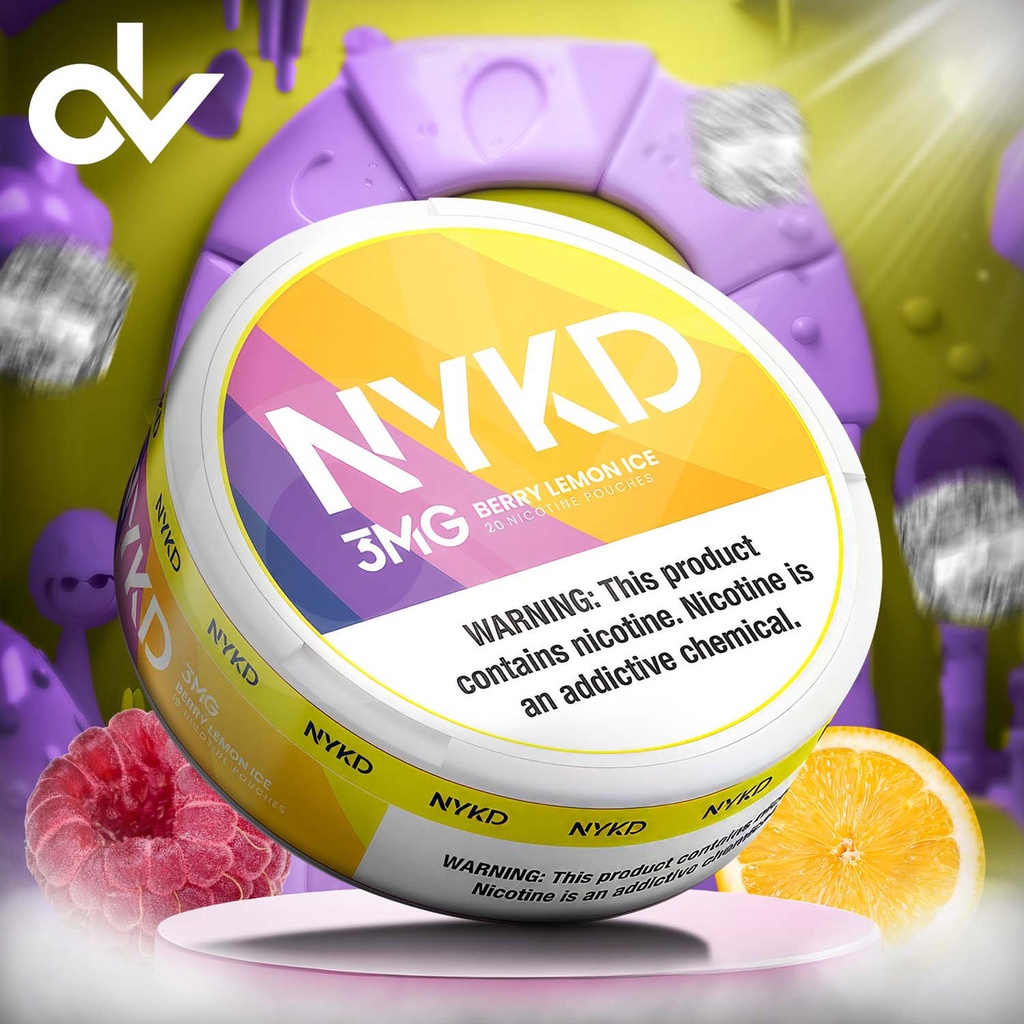 NYKD 6mg Nicotine Pouches - 5 Pack Sleeve