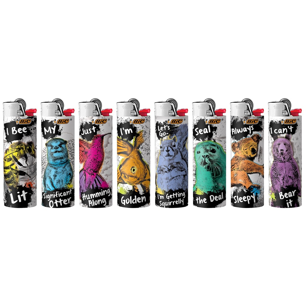 BIC Lighter - Animal Series 50ct