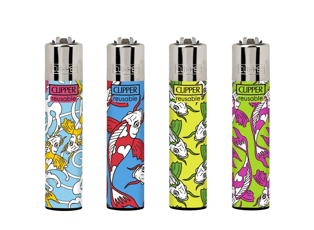 Clipper - Reusable Lighter Koi Fish - 53ct Value Pack