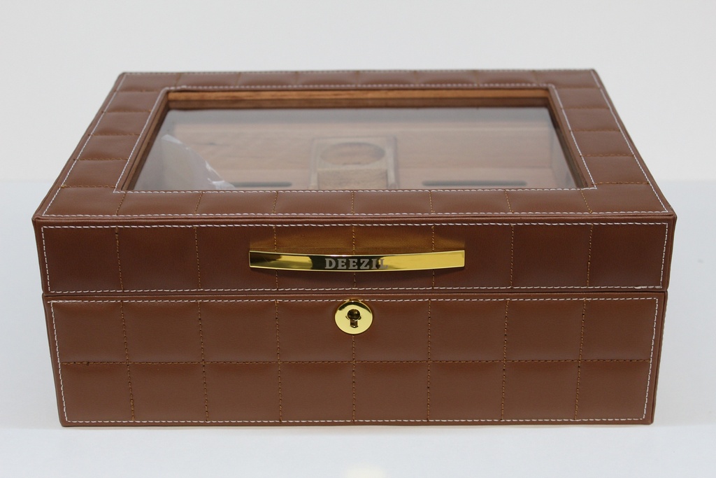 Deezil Leather Humidor Box KBXS002 (24x16x16)