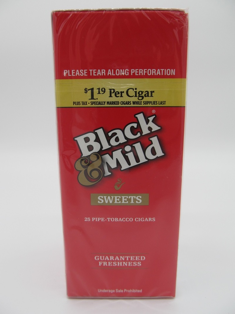 BLK&amp;MLD SWEET $1.19 25CT