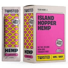 TWISTED Island Hopper Hemp Wraps 15/4PK
