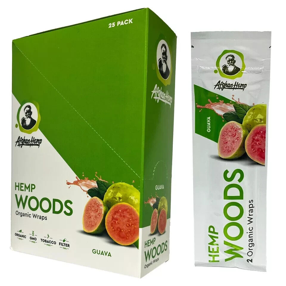 Afghan Hemp - Organic Wraps - 25 Pack