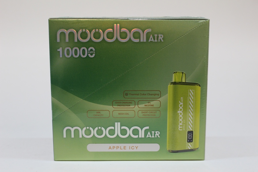 MoodBar Air 10,000 Puffs 5 count Display