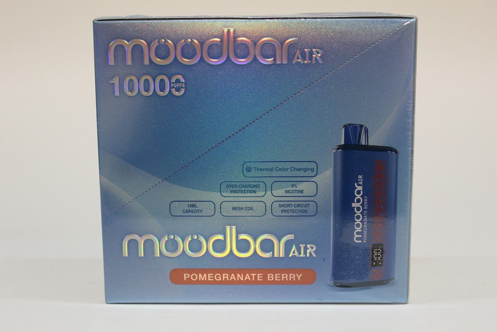 MoodBar Air 10,000 Puffs 5 count Display