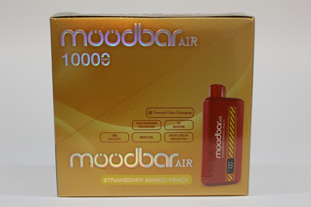 MoodBar Air 10,000 Puffs 5 count Display