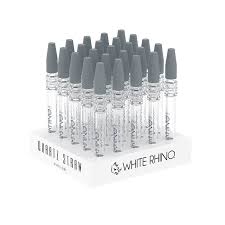 White Rhino - Quartz Glass Straw 25ct Display
