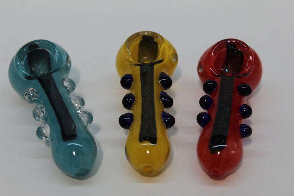 3&quot; Rigid Hand Pipe Mixed Colors - 20ct
