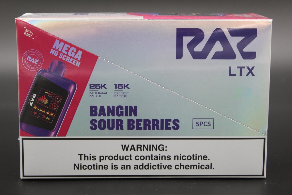 Raz - 25,000 Puffs - 5ct