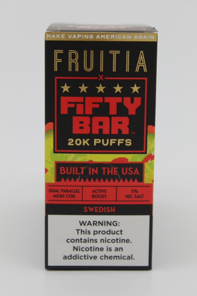 Fruitia Fifty Bar - 20K Puffs 5ct