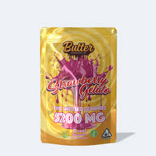 Butter Gummies- THC Infused Gummies-Strawberry Gelato- 2ct