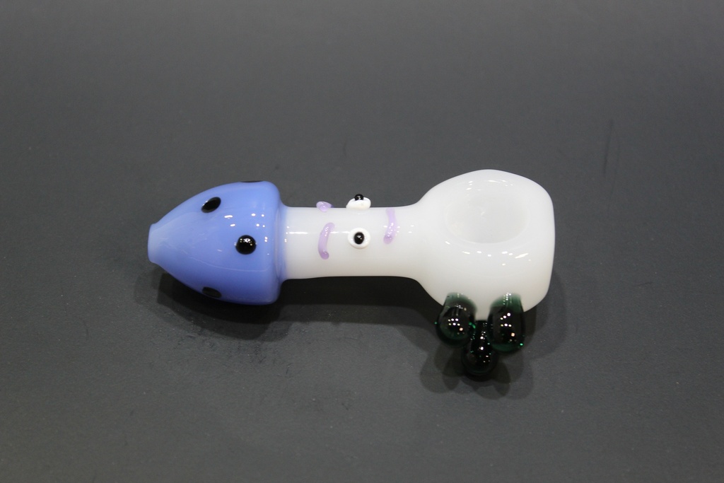 Hand Pipe- Mushroom w/Face
