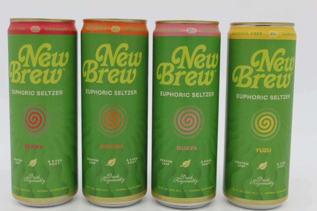 Zion Herbal-New Brew Euphoric Seltzer - 12oz, 12pk