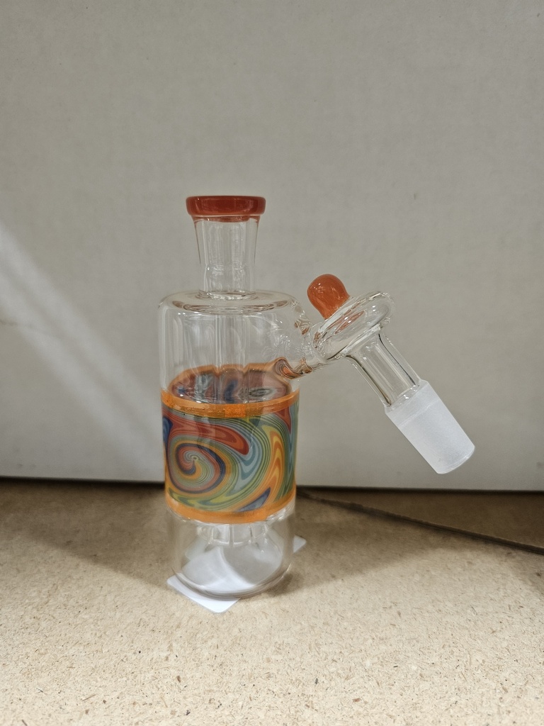 45° Striped Ash Catcher Orange