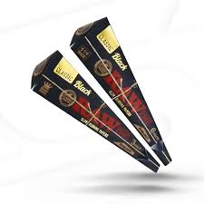 RAW- Black Classic Cone Scoop Pack 1 1/4