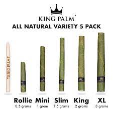 King Palm Cherry Charm 2 Rollies - Half Gram Each Tobacco Free