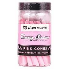 Blazy Susan- Pink Premium Cones Shortys- 53mm - 50pack