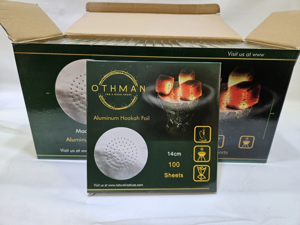 Othman Hookah Foil Round 14cm- Pack of 24