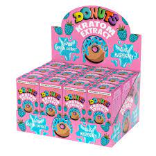 Donuts Kratom- Blue Raspberry 100mg- 12ct
