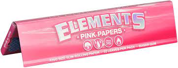 Elements Pink Paper King Size Slim