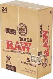 [716165250142] Raw- Classic Rolls 5 meter rolls